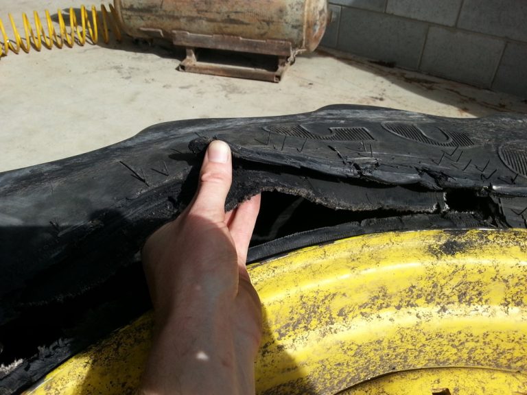 Radial Tyre Blowout